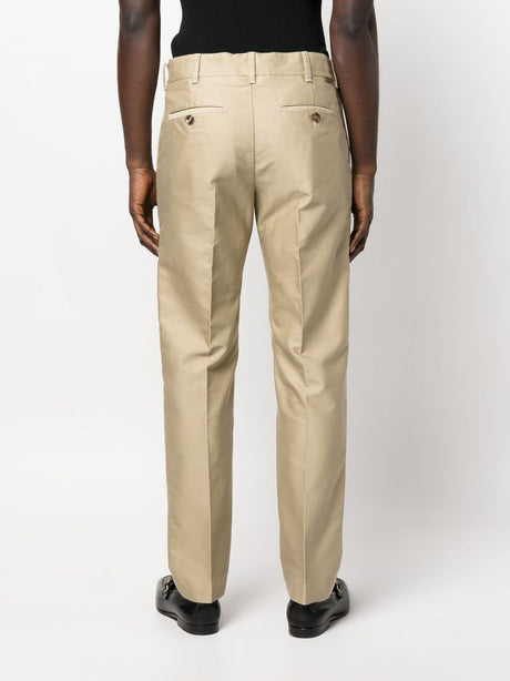 TOM FORD Men's Classic Cotton Chino Trousers