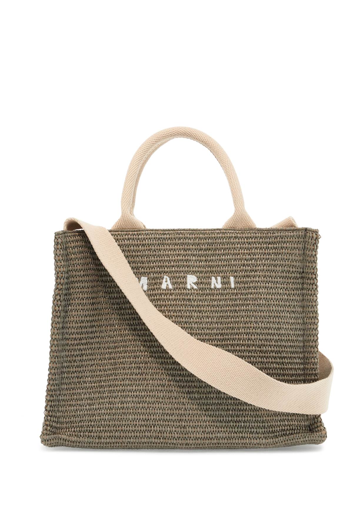 MARNI Mini Green Shopper Handbag