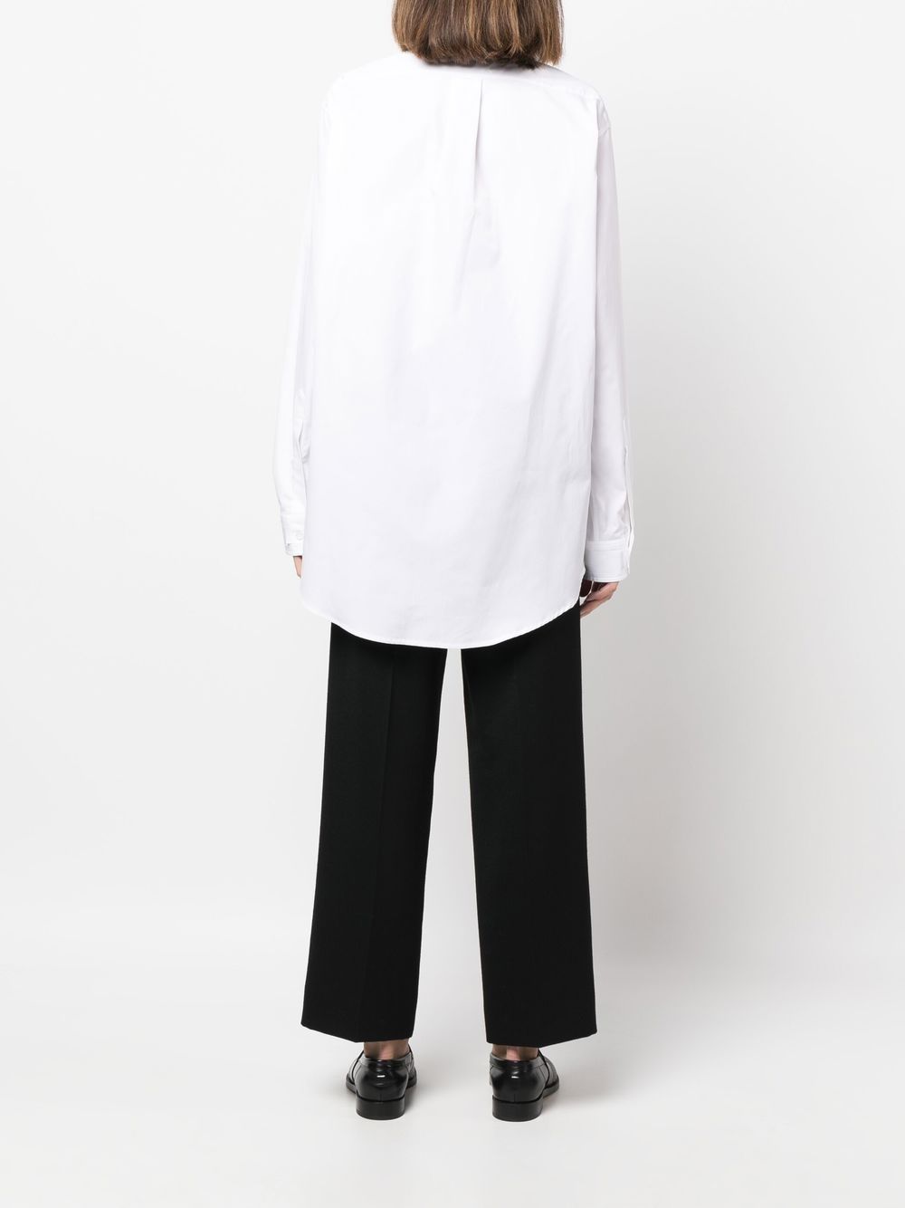 MAISON MARGIELA Classic Poplin Shirt with Pointed Collar