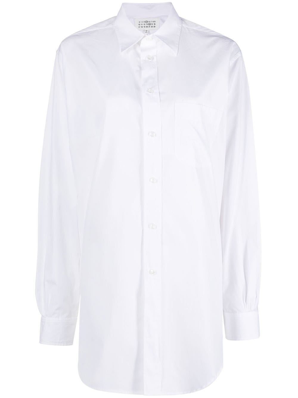 MAISON MARGIELA Classic Poplin Shirt with Pointed Collar