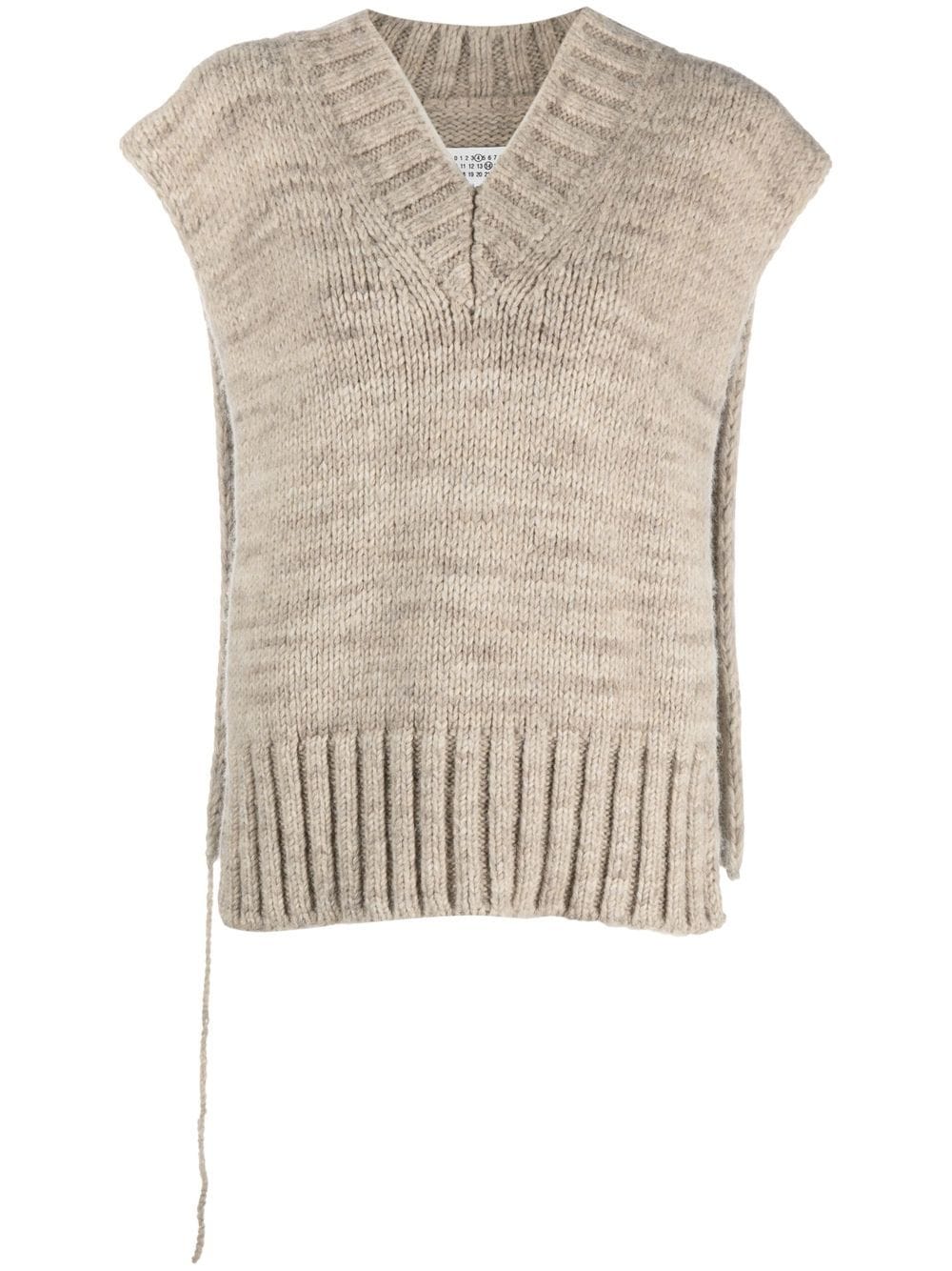 MAISON MARGIELA Oversized Knit Vest for Women - FW23 Collection