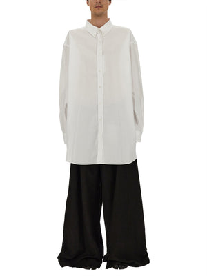 MAISON MARGIELA Oversized Cotton Oxford Shirt Size 40