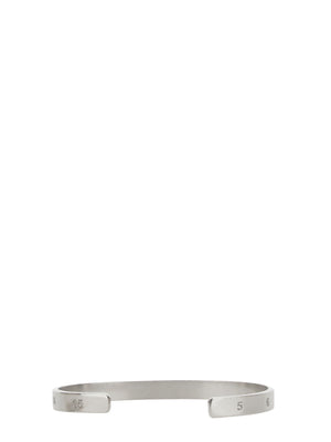 MAISON MARGIELA Unisex Logo Silver Bracelet