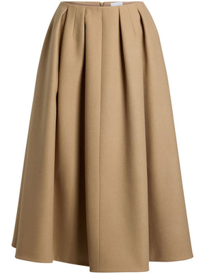 PATOU Mid Length Volume Pleated Skirt