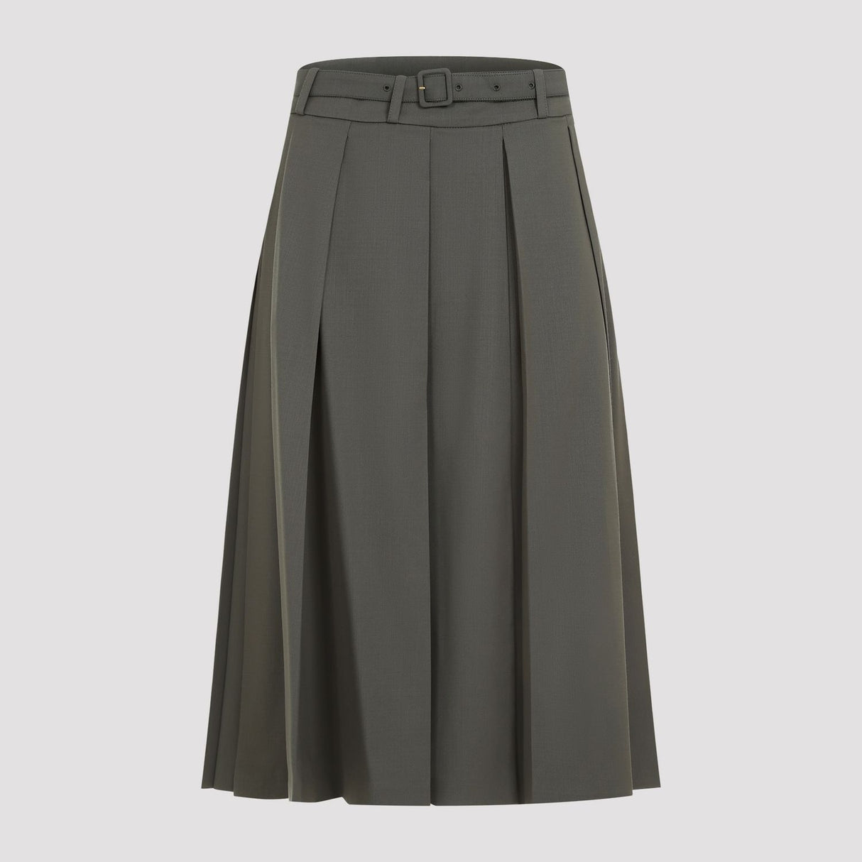 PATOU Signature Pleated Midi Skirt