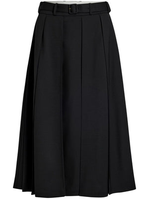 PATOU Signature Pleated Midi Skirt