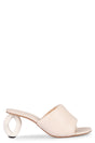 JW ANDERSON Sculptured Heel Leather Sandals for Women