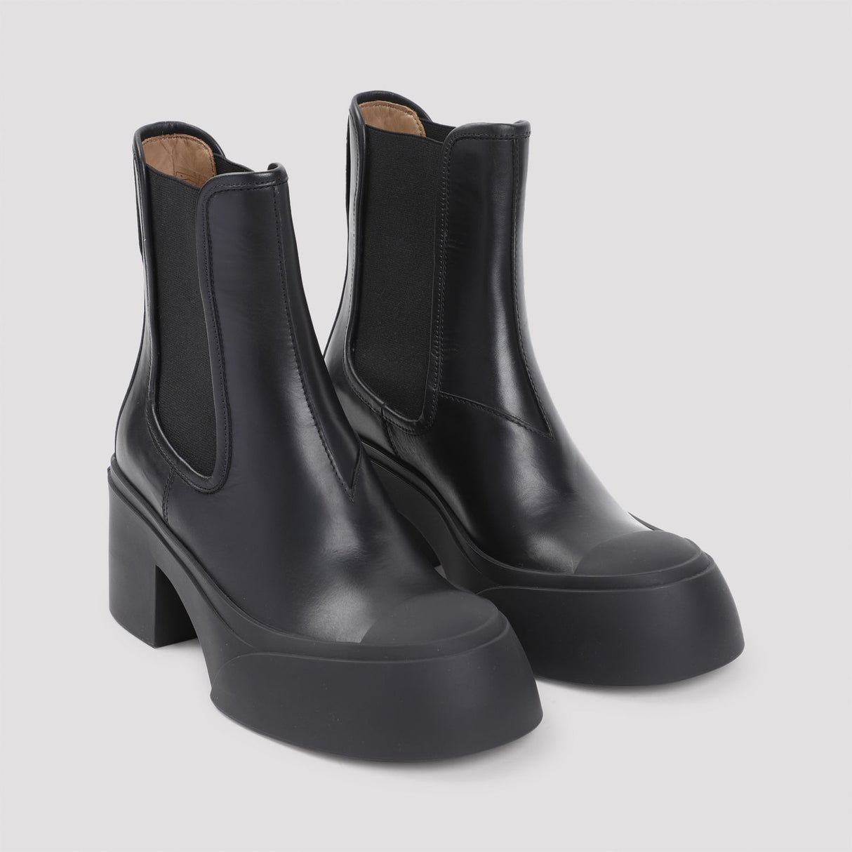 MARNI Women's 6cm Leather Ankle Boots