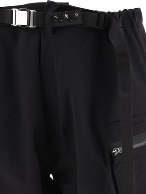 ACRONYM メンズブラックユーティリティショーツ - SS24コレクション