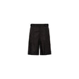 PRADA Men's Black Mini Bermuda Shorts with Logo