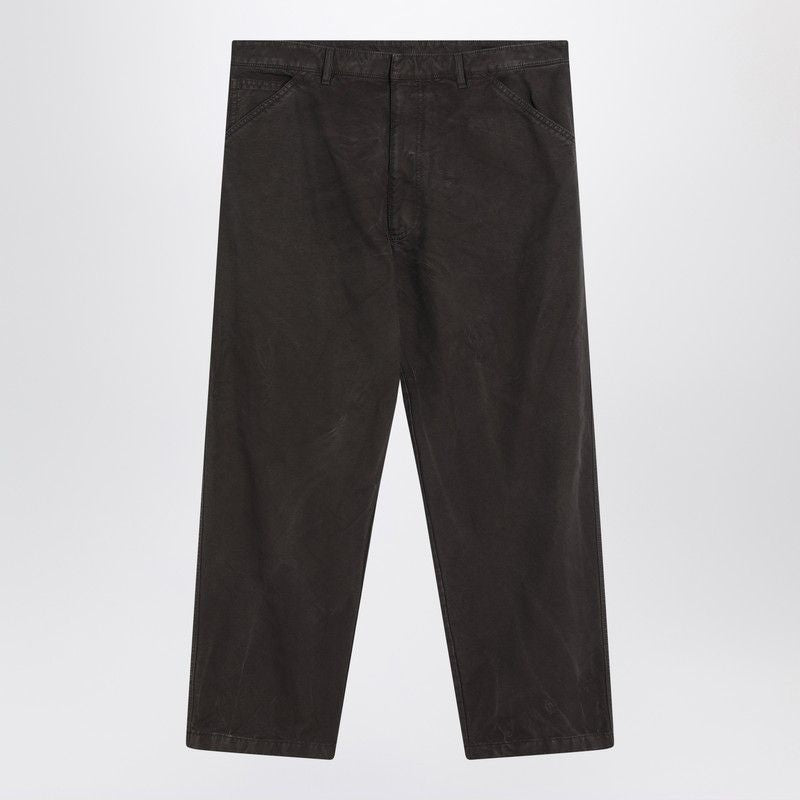 PRADA Vintage-Effect Straight Trousers