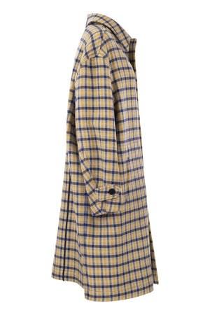 MARNI Reversible Wool Jacket with Check Pattern - Women’s Loose Fit