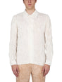 SÉFR Men's Mini Collar Button-Down Shirt