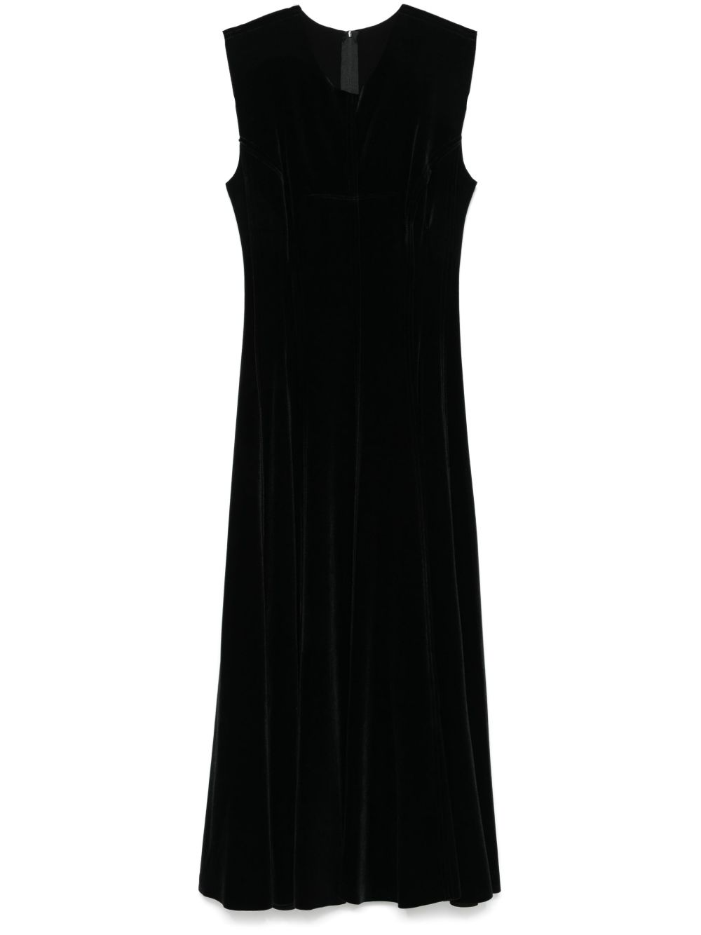 NORMA KAMALI Velvet Midi Dress