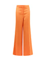 STELLA MCCARTNEY Viscose Flared Trousers - Mini Fit