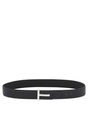 TOM FORD Reversible Logo Belt - Adjustable Fit