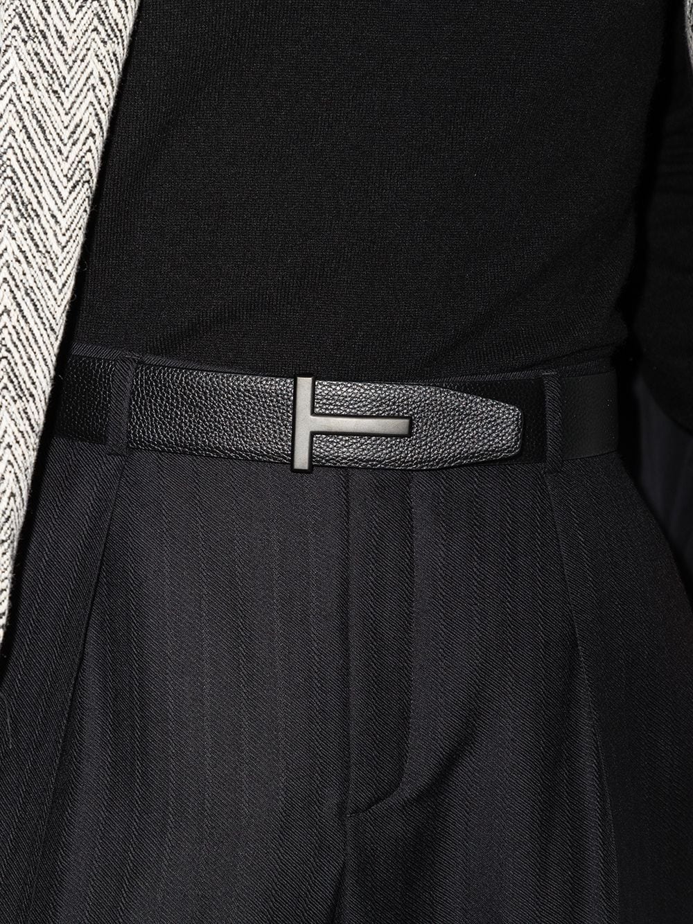 TOM FORD Reversible Logo Belt - Adjustable Fit