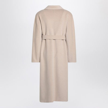 MAX MARA Oversized Double-Breasted Wool and Cashmere Jacket with Waist Belt