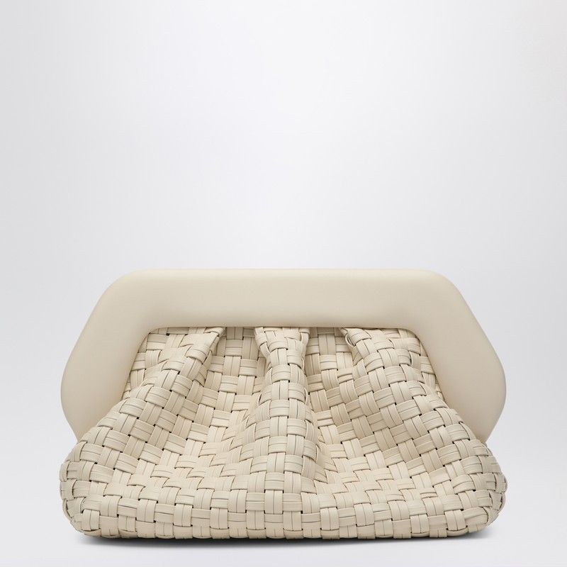 THEMOIRè Mini Woven Clutch in Eco Leather