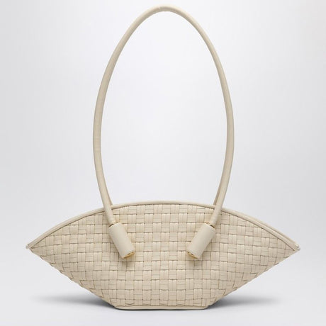 THEMOIRè Mini Olympia Woven Eco-Leather Shoulder Handbag