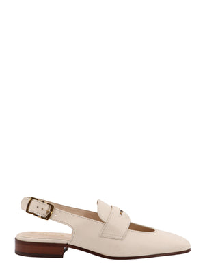 TOD'S Leather Slingback Loafer