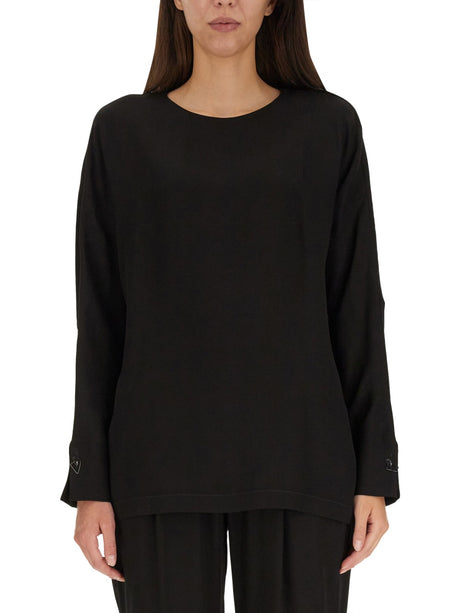 FABIANA FILIPPI Geometric Button Crepe Top