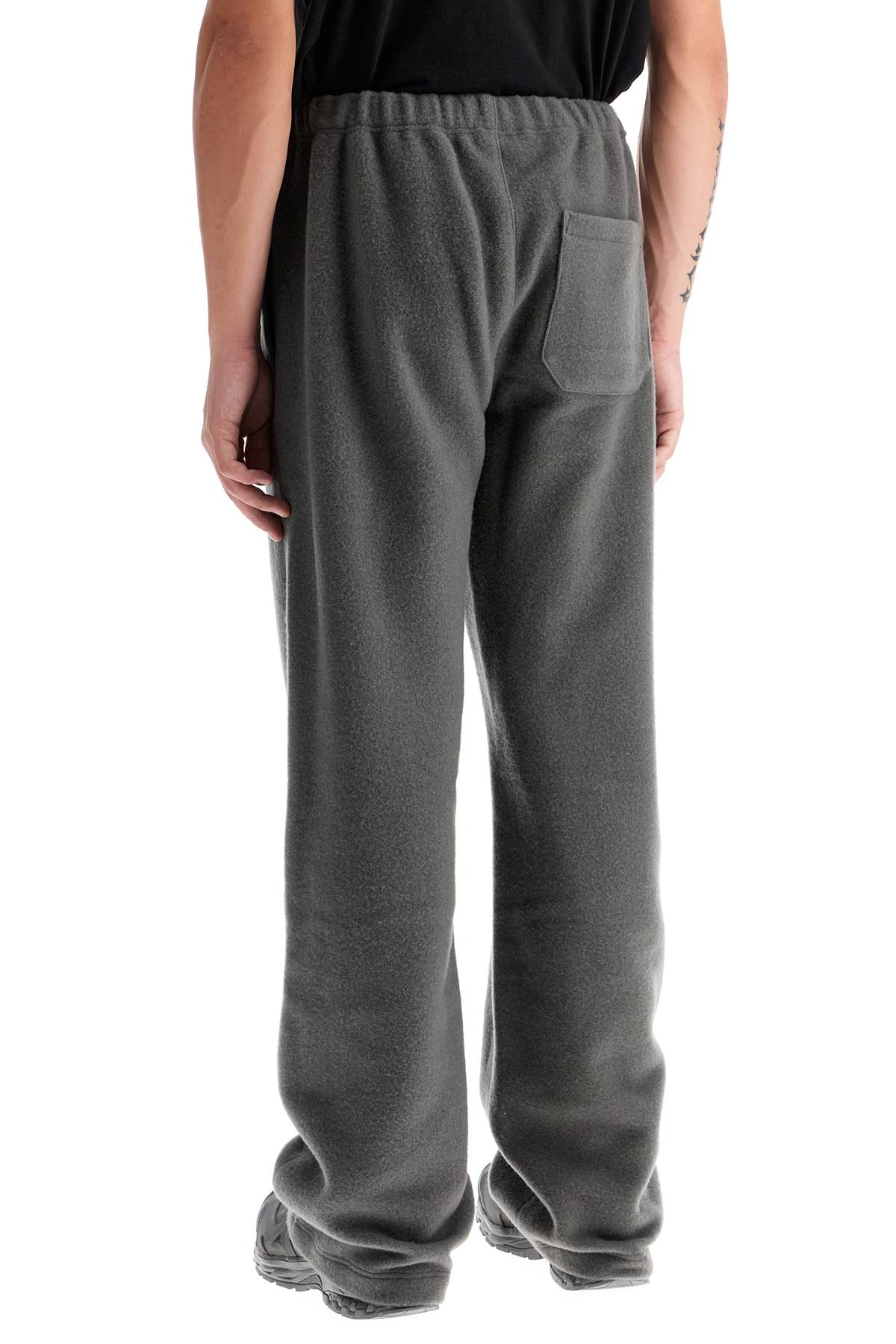 RIER Men's Relaxed Wool Fleece Joggers for Warmth - Size M