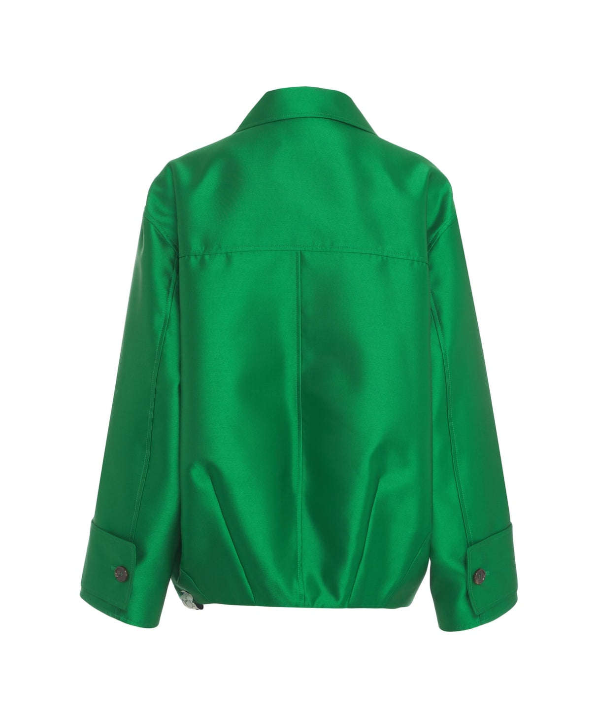 T COAT Satin Bomber Jacket for Women - Spring Summer 25