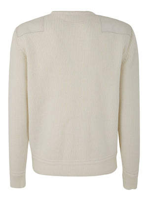 ZEGNA Wool and Cashmere Crew Neck Sweater for Men