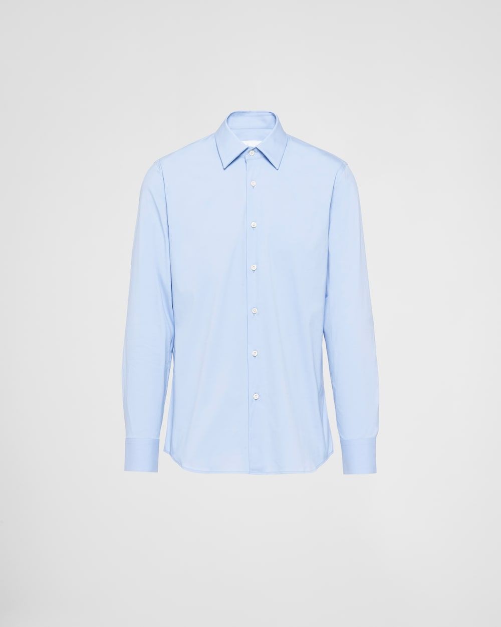 PRADA Stretch Popeline Shirt for Men - SS25 Collection