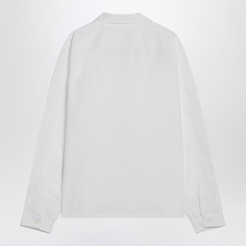 PRADA Classic Cotton Shirt with Logo Pocket - SS25