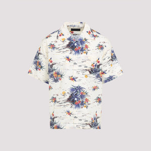 PRADA Short Sleeve Cotton Shirt