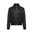 AMI PARIS Zipped Leather Jacket - SS25