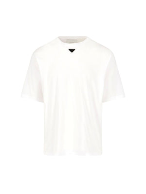 PRADA Oversized Logo Triangle T-Shirt