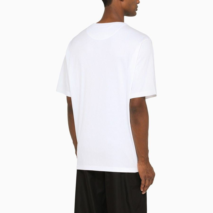 PRADA Oversized Logo Triangle T-Shirt