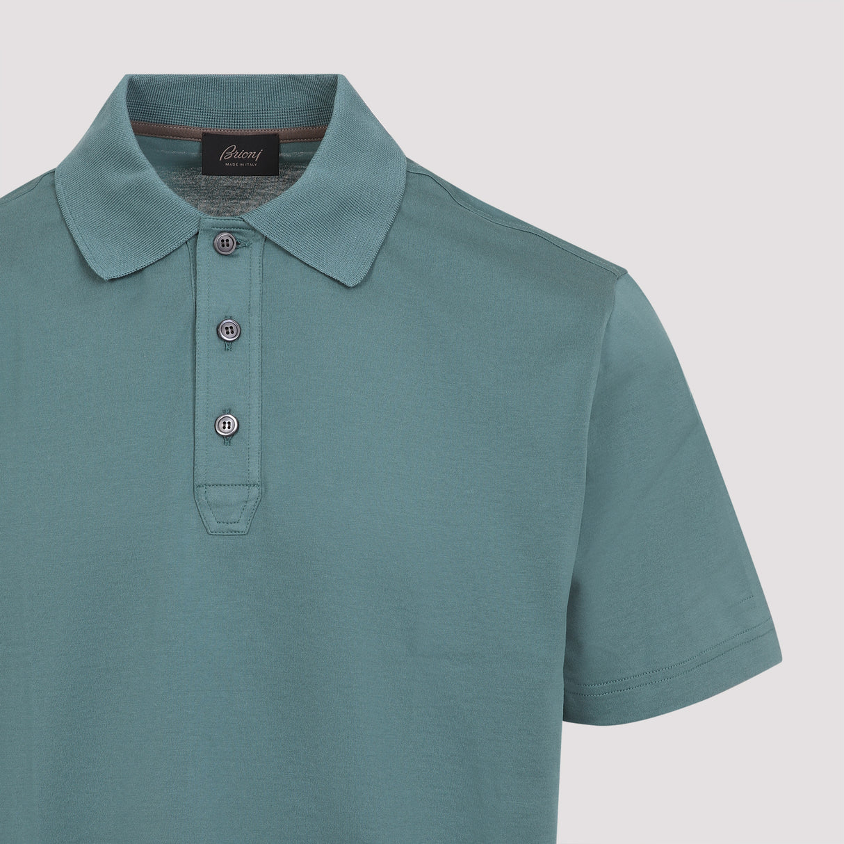 BRIONI Men's Classic Cotton Polo - SS25