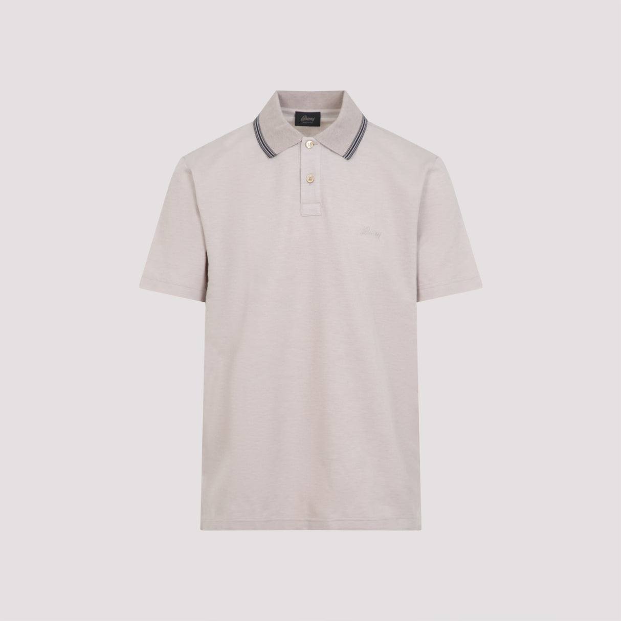 BRIONI Men's Cotton Mini Polo for SS25