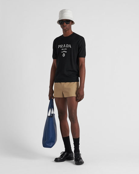 PRADA Casual Mini Crewneck Jersey for Men