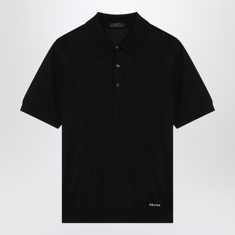 PRADA Recycled Silk Polo Shirt