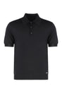 PRADA Silk-Knit Polo Shirt