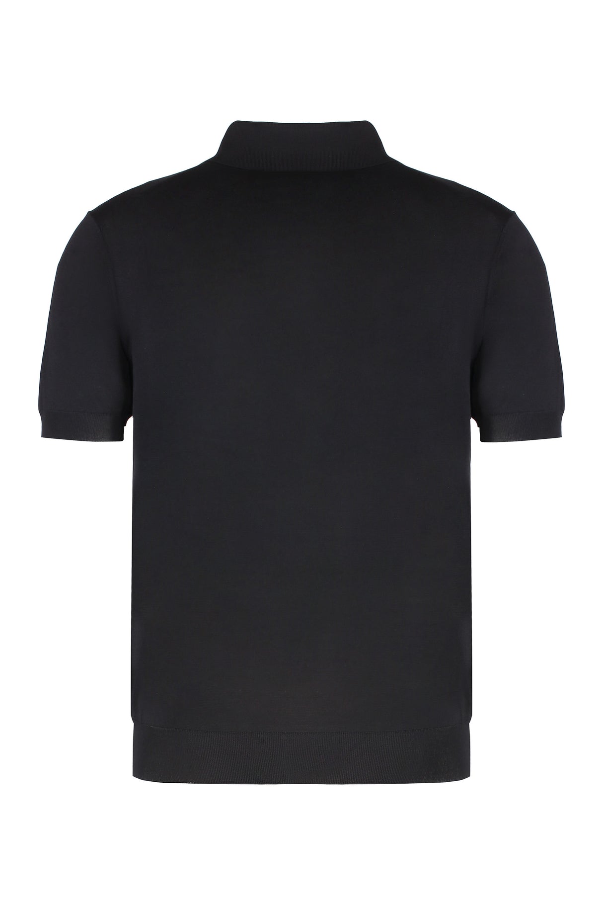 PRADA Silk-Knit Polo Shirt