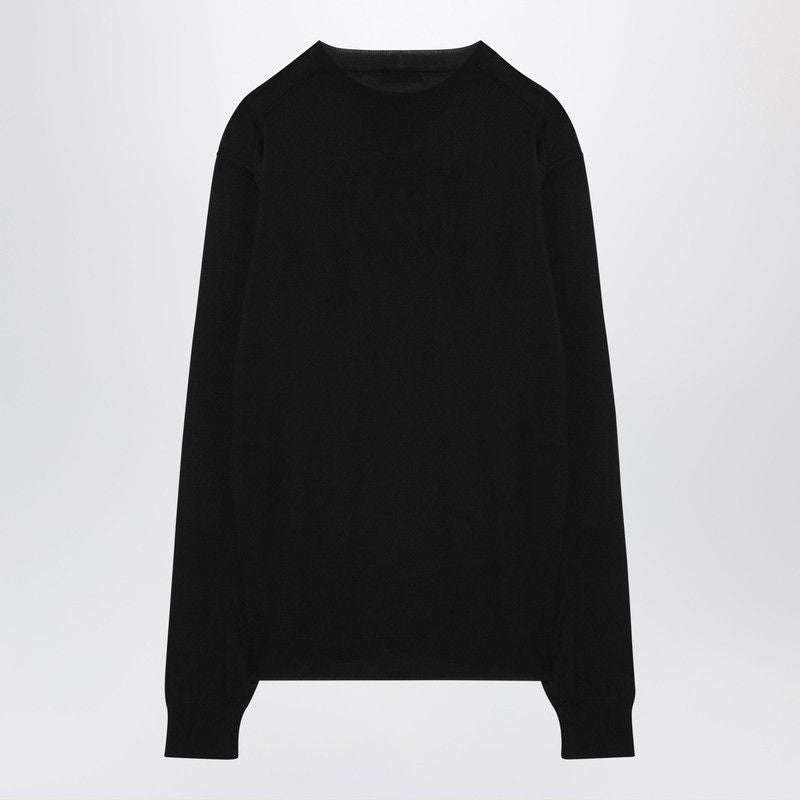 PRADA Recycled Silk Crewneck Jumper for Men