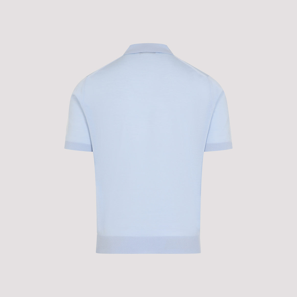 PRADA Virgin Wool Polo for Men - SS25 Collection