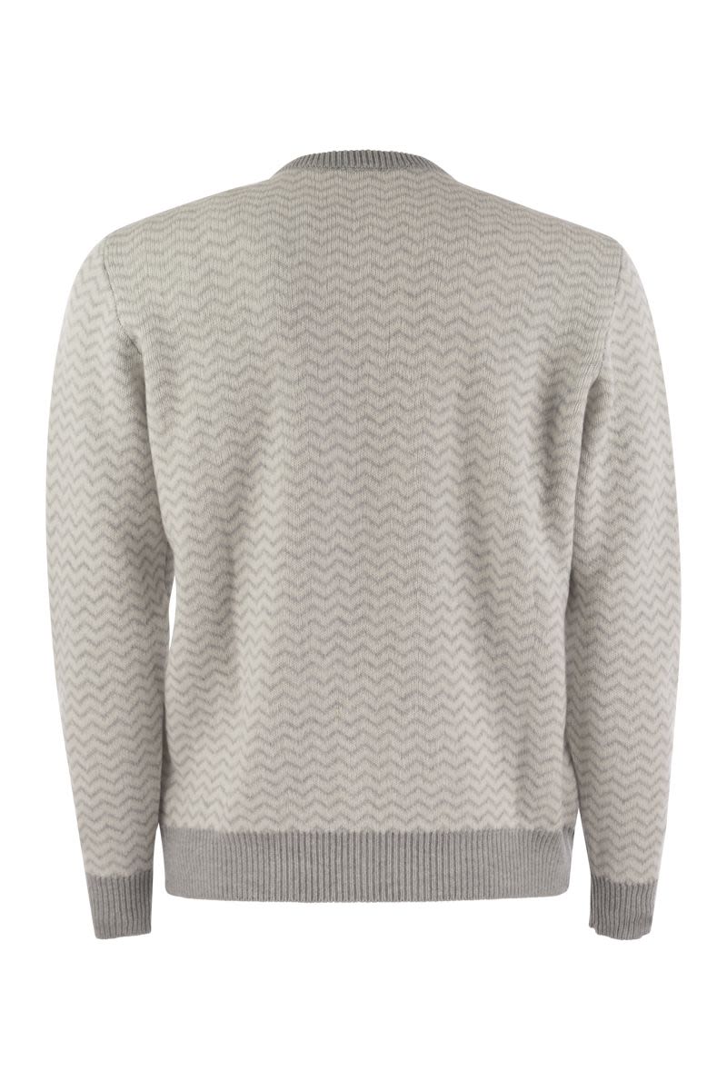 KITON Luxury Cashmere Crew Neck Sweater