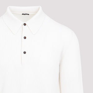 KITON Cashmere Knit Polo for Men - FW24 Collection