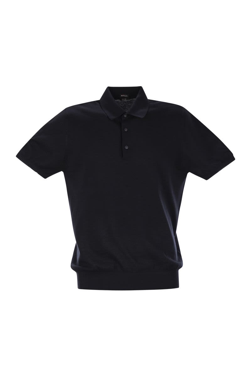 KITON Luxury Short-Sleeved Cotton Polo Shirt - Classic Fit