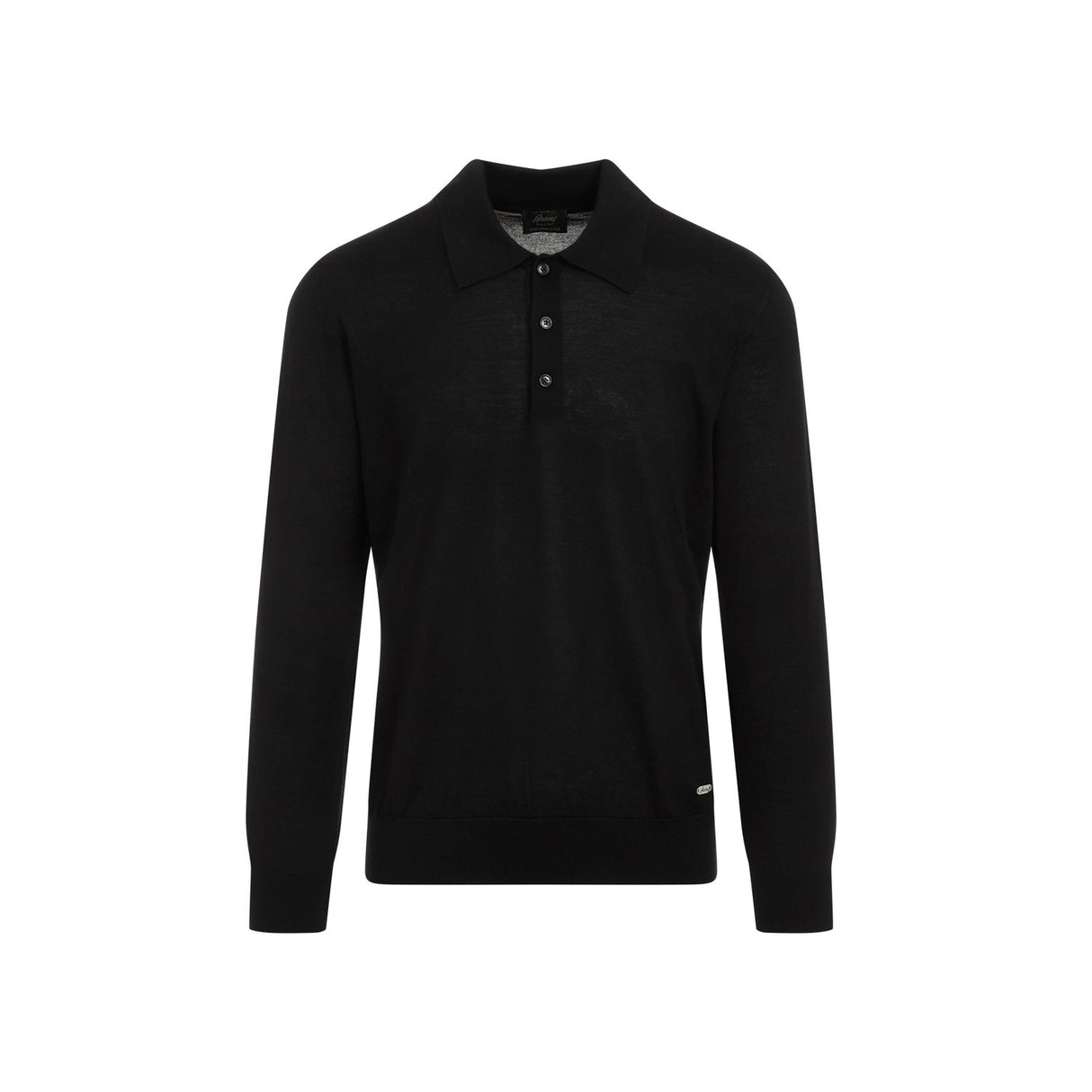 BRIONI Luxury Long Sleeves Polo in Cashmere Blend