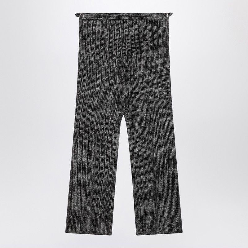 PRADA Herringbone Pattern Pants for Men