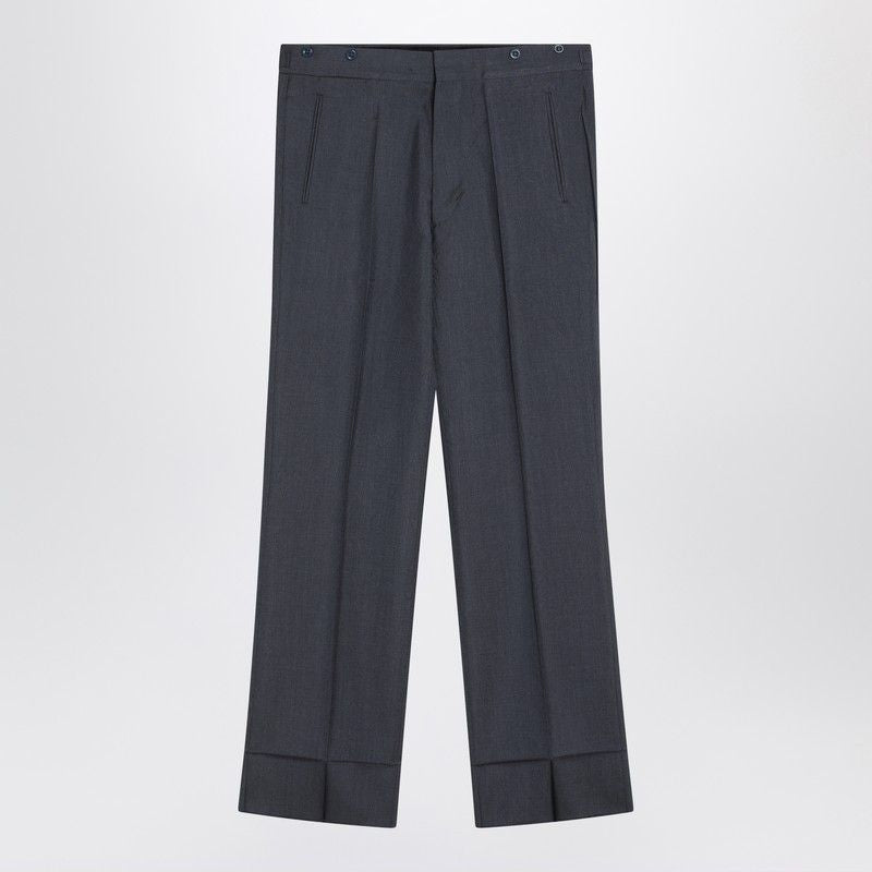 PRADA Wide Mohair and Silk Trousers - SS25