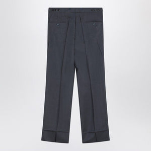 PRADA Wide Mohair and Silk Trousers - SS25